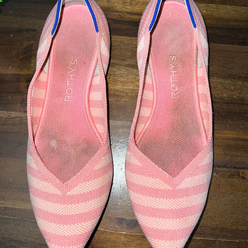 Rothy’s Macaron Stripe Point Limited Edition Retired - Picture 4 of 12